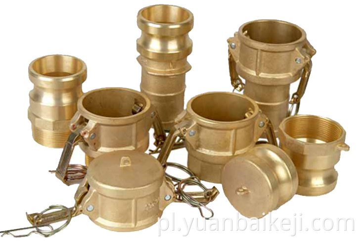 Factoryczna cena mosiężna stal nierdzewna PP nylonowe rurowe rurowe rurki Camlock Typ A/B/C/D/E/F/DC/DP Szybkie elastyczne sprzężenie węża